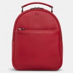 Шкіряний рюкзак Yoshi YB258 86 Cherry Red червоний Шкіряний рюкзак Yoshi YB258 86 Cherry Red червоний