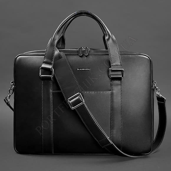 Сумка-портфель BlankNote BN-BAG-37-g чорний (Код. 12962-04) головне фото