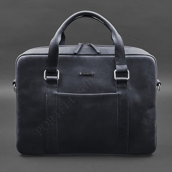 Сумка-портфель BlankNote BN-BAG-37-nn Crazy Horse синій (Код. 18212-04) головне фото