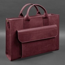 Сумка-портфель BlankNote BN-BAG-50-vin-kr Crazy Horse бордовый
