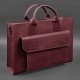 Сумка-портфель BlankNote BN-BAG-50-vin-kr Crazy Horse бордовий (Код. 18218-04) головне фото