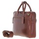Сумка-портфель Ashwood K46 Chestnut коричневий (Код. 17305-01) додаткове фото № 3