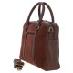 Сумка-портфель Ashwood Winston Tan коричневый (Код. 16353-01) дополнительное фото № 2