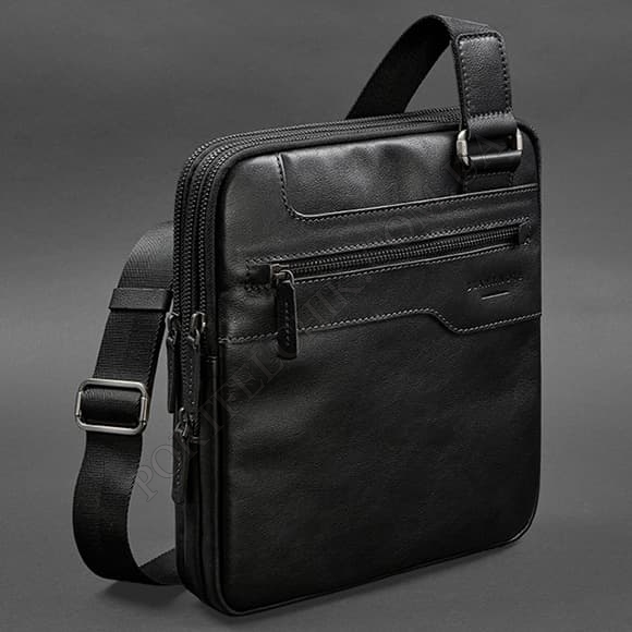 Мужская сумка через плечо BlankNote BN-BAG-44-g черный (Код. 17059-04) главное фото