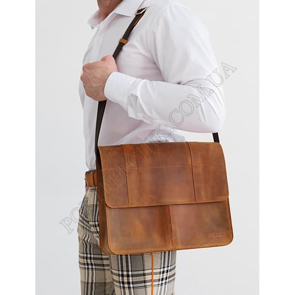 Чоловіча сумка через плече BlankNote BN-BAG-55-k-kr Crazy Horse коричневий (Код. 17781-04) головне фото