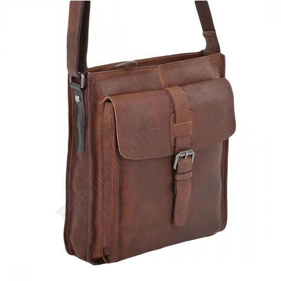 Чоловіча сумка через плече Ashwood 4552 Tan коричневий (Код. 17287-01) головне фото