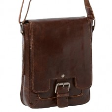 Мужская сумка через плечо Ashwood 8341 Tan коричневый