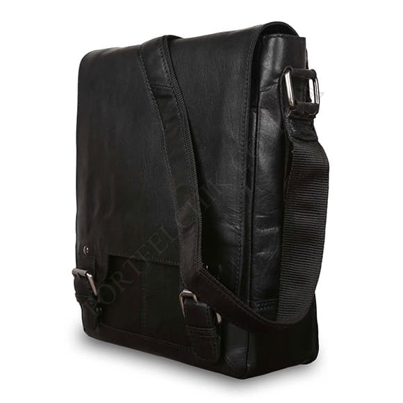 Мужская сумка через плечо Ashwood 8342 Black черный (Код. 16808-01) главное фото