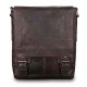 Мужская сумка через плечо Ashwood 8342 Brown коричневый (Код. 16807-01) дополнительное фото № 4