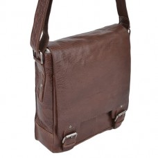 Мужская сумка через плечо Ashwood 8342 Tan коричневый