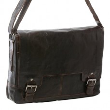 Мужская сумка через плечо Ashwood 8343 Brown коричневый