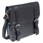 Мужская сумка через плечо Ashwood F84 Black/Mud черный Мужская сумка через плечо Ashwood F84 Black/Mud черный