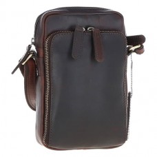 Мужская сумка через плечо Ashwood K41 Brown коричневый