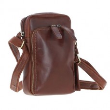 Мужская сумка через плечо Ashwood K41 Chestnut коричневый