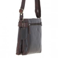 Чоловіча сумка через плече Ashwood K45 Brown коричневий Чоловіча сумка через плече Ashwood K45 Brown коричневий