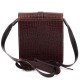 Мужская сумка через плечо Manufatto СПБ-3 Croco Brown коричневый (Код. 15826-09) дополнительное фото № 5