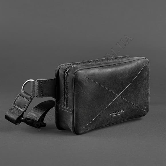 Сумка на пояс BlankNote BN-BAG-6-g-kr Crazy Horse чорний (Код. 14753-04) головне фото