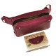 Сумка на пояс BlankNote BN-BAG-6-vin-kr Crazy Horse бордовий (Код. 13655-04) додаткове фото № 2