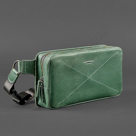 Сумка на пояс BlankNote bn-bag-20-iz Crazy Horse зеленый (Код. 13647-04) главное фото