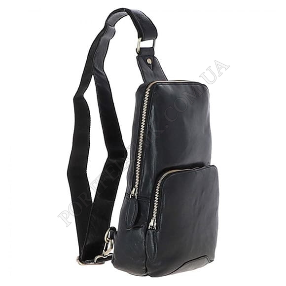 Нагрудная сумка Ashwood G39 Black черный (Код. 16963-01) главное фото