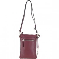 Сумочка на шию Ashwood AZ71 Wine бордовий Сумочка на шию Ashwood AZ71 Wine бордовий