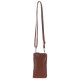 Сумочка на шию Ashwood T80 Chestnut коричневий (Код. 18726-01) додаткове фото № 1