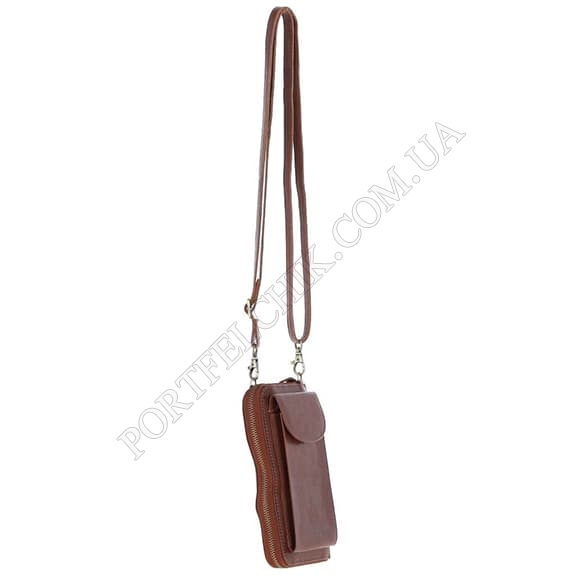 Сумочка на шию Ashwood T80 Chestnut коричневий (Код. 18726-01) головне фото