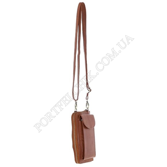 Сумочка на шию Ashwood T80 Honey коричневий (Код. 18727-01) головне фото