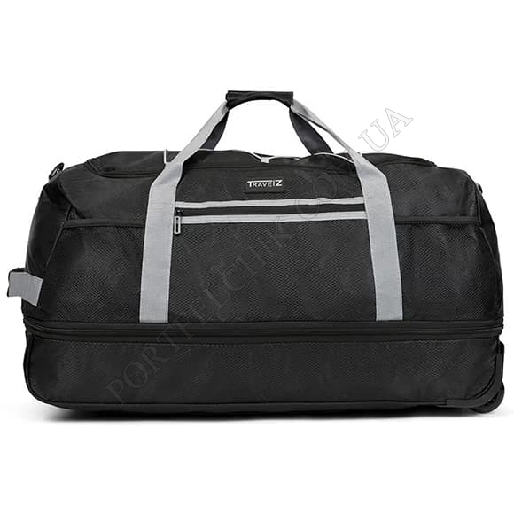 Сумка дорожня на колесах TravelZ Wheelbag Doubleloader foldable black чорний (Код. 18258-19) головне фото