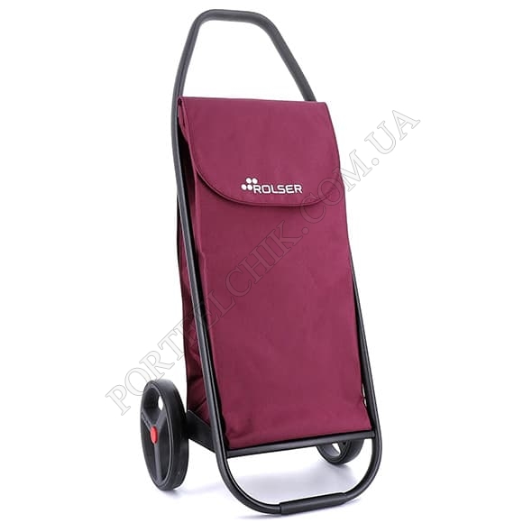 Сумка-тележка Rolser Com MF 8 Black Tube Burdeos бордовый (Код. 17057-19) главное фото