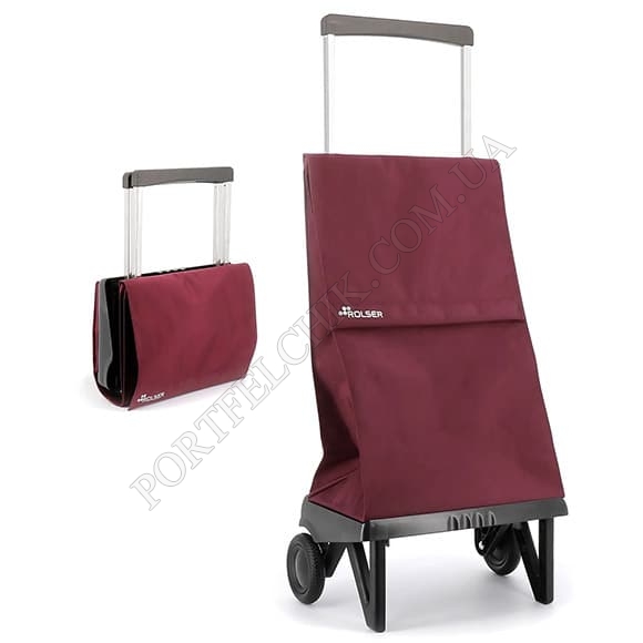 Сумка-візок Rolser Plegamatic Original MF 40 Burdeos бордовий (Код. 16856-19) головне фото