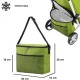 Сумка-тележка ShoppingCruiser 3 Wheels Green зеленый (Код. 17744-19) дополнительное фото № 2