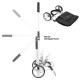 Сумка-візок ShoppingCruiser Foldable Black чорний (Код. 13258-19) додаткове фото № 3