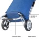 Сумка-тележка ShoppingCruiser Foldable Blue синий (Код. 15073-19) дополнительное фото № 5