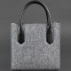 Сумка жіноча BlankNote BN-BAG-28-felt-g сірий, комбінований (Код. 16216-04) додаткове фото № 4