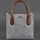Сумка жіноча BlankNote BN-BAG-28-felt-k сірий, комбінований (Код. 16217-04) додаткове фото № 4