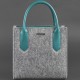 Сумка жіноча BlankNote BN-BAG-28-felt-tiffany сірий, комбінований (Код. 16219-04) додаткове фото № 5