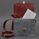 Сумка жіноча BlankNote BN-BAG-3-felt-vin бордовий (Код. 13140-04) додаткове фото № 3