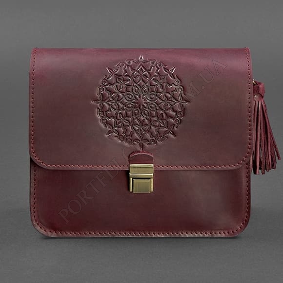 Сумка жіноча BlankNote BN-BAG-3-vin-man-kr Crazy Horse бордовий (Код. 13116-04) головне фото