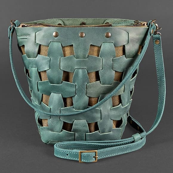 Сумка жіноча BlankNote BN-BAG-32-iz Crazy Horse зелений (Код. 13071-04) головне фото