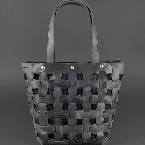 Сумка жіноча BlankNote BN-BAG-33-g-kr Crazy Horse чорний (Код. 13082-04) головне фото