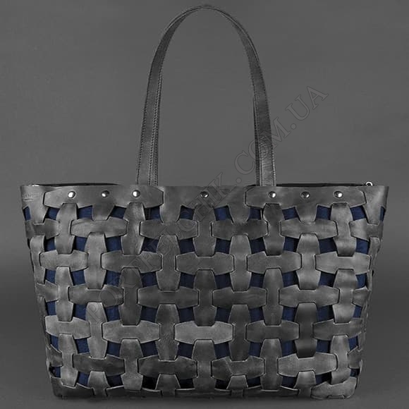 Сумка жіноча BlankNote BN-BAG-34-g-kr Crazy Horse чорний (Код. 13089-04) головне фото
