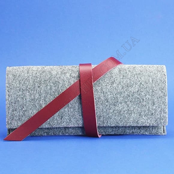 Тревел-кейс BlankNote BN-TK-1-felt-vin бордовий (Код. 13689-04) головне фото