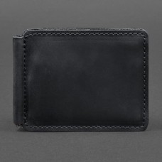 Затиск для грошей BlankNote BN-PM-13-g-kr Crazy Horse чорний