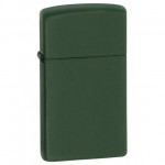 Запальничка Zippo 1627 Slim Green Matte Запальничка Zippo 1627 Slim Green Matte