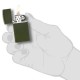 Зажигалка Zippo 1627 Slim Green Matte (Код. 18577-11) дополнительное фото № 2