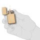 Зажигалка Zippo 1652 B Slim Venetian (Код. 3072-11) дополнительное фото № 3