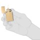 Запальничка Zippo 1654 B Slim High Polish Brass (Код. 3373-11) додаткове фото № 3