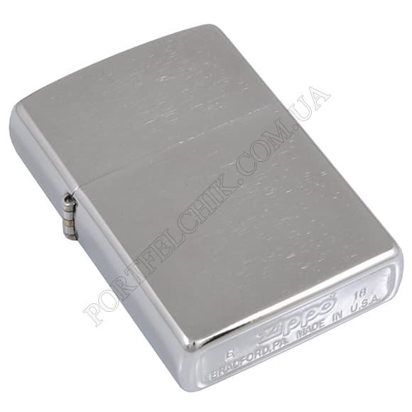 Зажигалка Zippo 200 Brushed Chrome (Код. 3079-11) главное фото