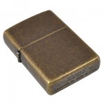 Зажигалка Zippo 201FB Antique Brass Зажигалка Zippo 201FB Antique Brass